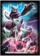 POKEMON CARD SLEEVES - MEGA MEWTWO X & Y (65)